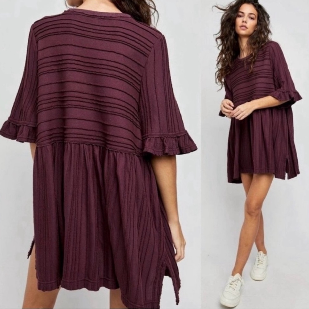 Free People Take A Spin Babydoll Dress